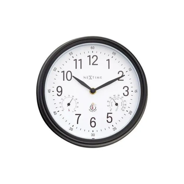 "Jasmine" - wall clock, Ø 23.5 cm, white