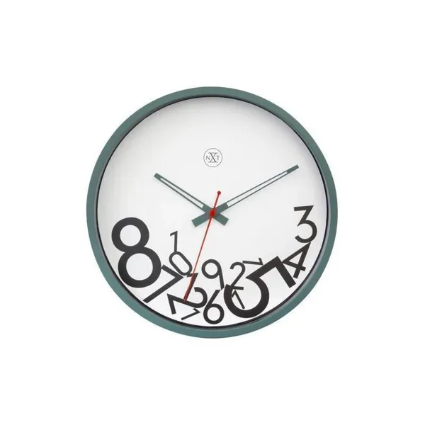 Wanduhr - Ø 30 cm - Dropped Numbers