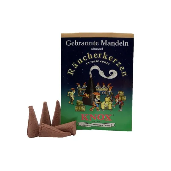 014340 - Incense candles in paper bag á 5 pieces - size M - Burnt almonds