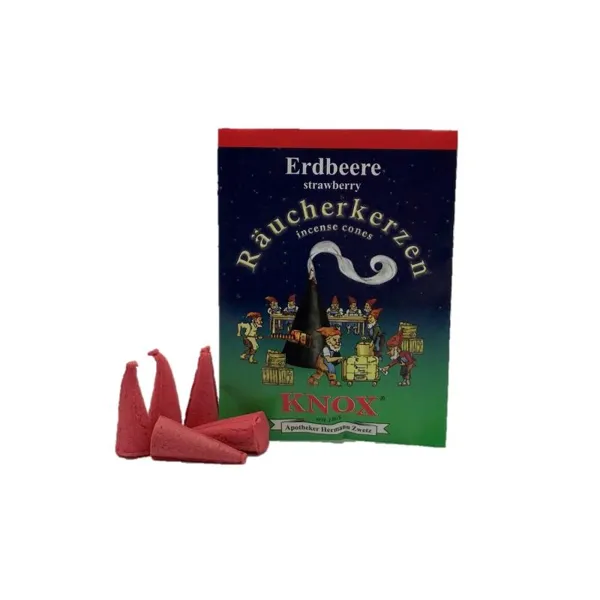 014370 - Incense candles in paper bag á 5 pieces - size M - strawberry