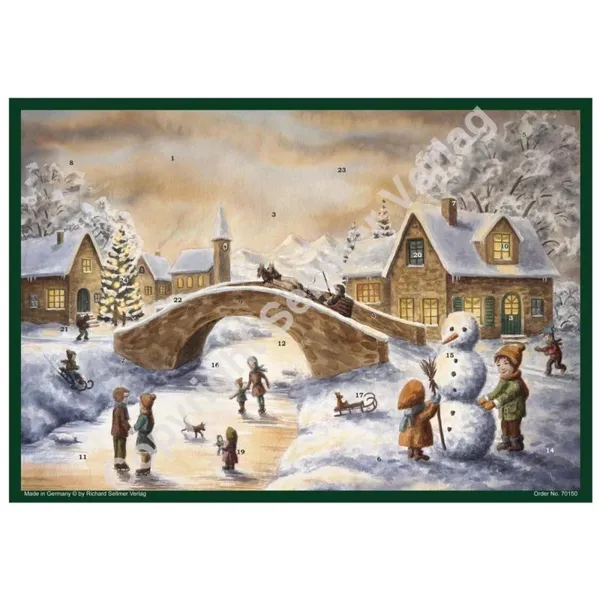 Adventskalender Großformat - An der Brücke