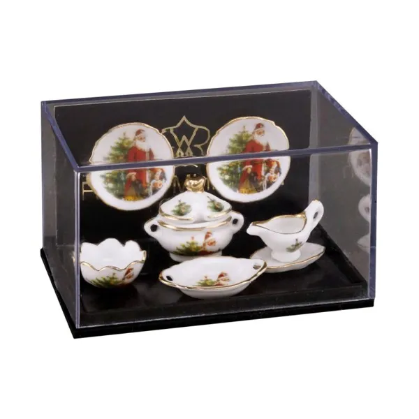 001.544/6 - Dinner set for 2 persons - "Father Christmas" decor