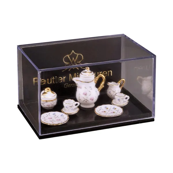 Coffee Service 2 Persons, Gold Check