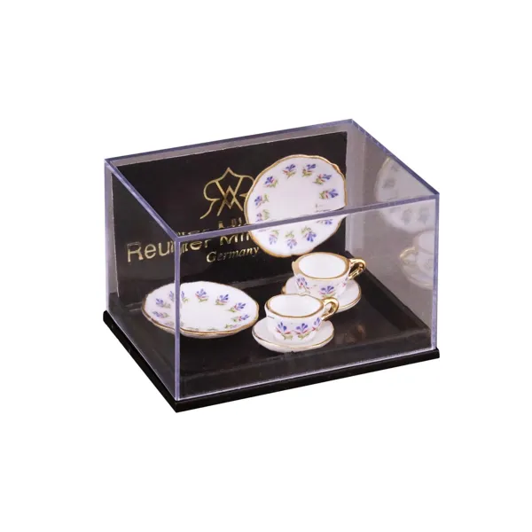 001.564/5 - Miniature, 2 tea sets "Blue Flower