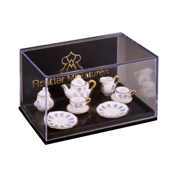 001.564/6 - Miniature, Tea Set for 2 Persons "Blue Flower