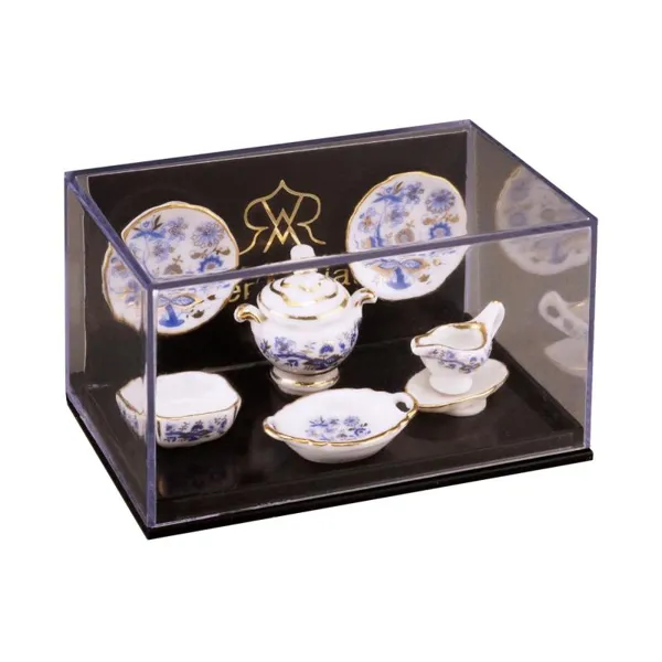001.597/6 - Miniature, dinner service for 2 persons "Onion