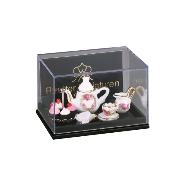 Little Tea Time With Cake, Rose Ribbon