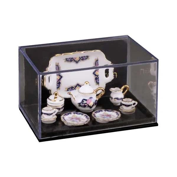 111.361/6 - Miniature, Tea Set "Royal Blue