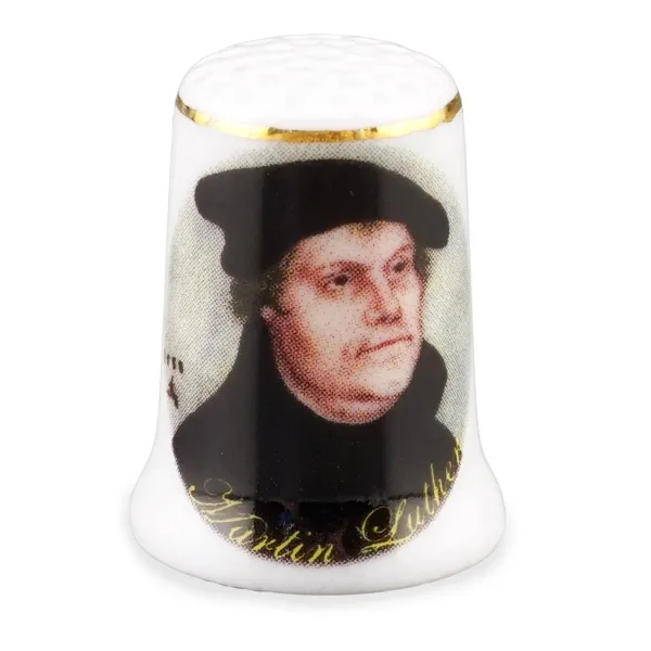 Porcelain thimble, Martin Luther