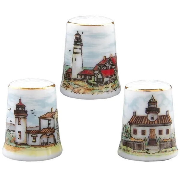 M.W. Reutter - Thimbles lighthouse - 3 assorted