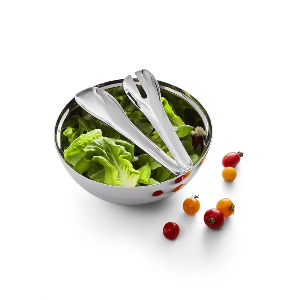 Insalata salad bowl with cutlery, 3 pcs.