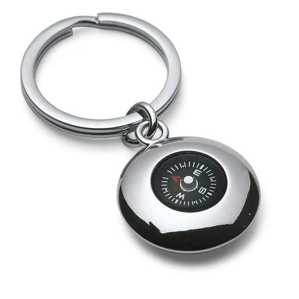Pole Compass Key Ring