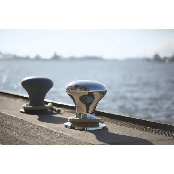 Hamburger stool, glossy, polished