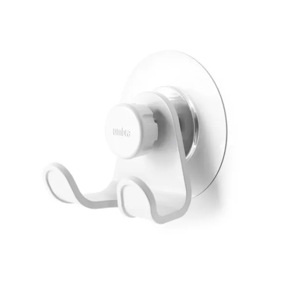 FLEX Adhesive DBL Hook, white