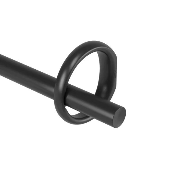 RINGLET Curtain Rod, 2.5 cm, 107-305 cm, matte-black