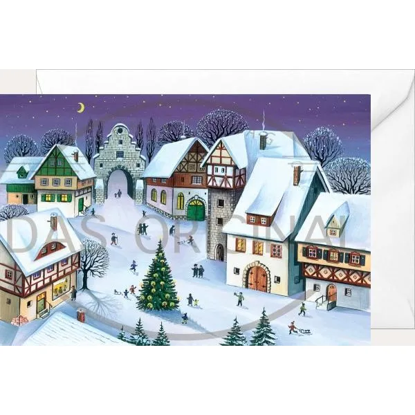 2987 - Christmas card Christmas Eve