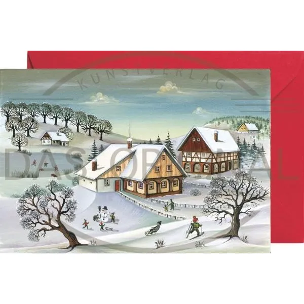 Mini Advent calendar Beautiful winter time