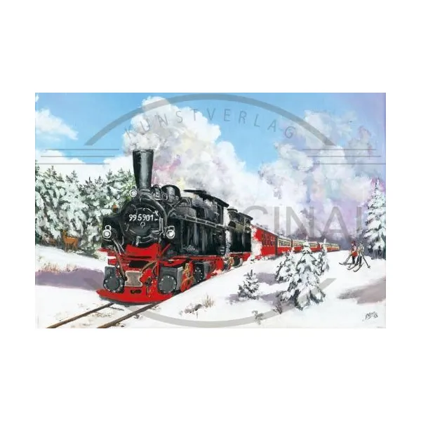 2973 - Advent calendar "Harzer Schmalspurbahn" (Harz narrow gauge railway)
