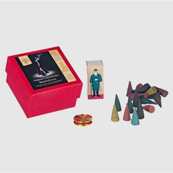 2612 - Gift box colourful mixture size M with brass plate + matches
