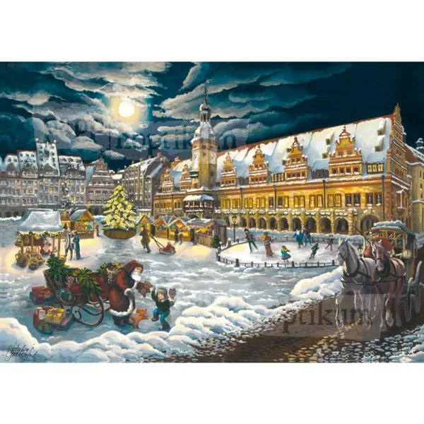 1001 - Leipzig - Old Town Hall Market (Advent Calendar)