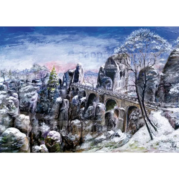 1017 - Saxon Switzerland - Bastei (Mini Advent Calendar)
