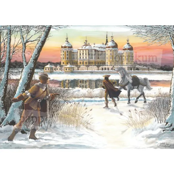 1021 - Cinderella - Moritzburg (folding card)