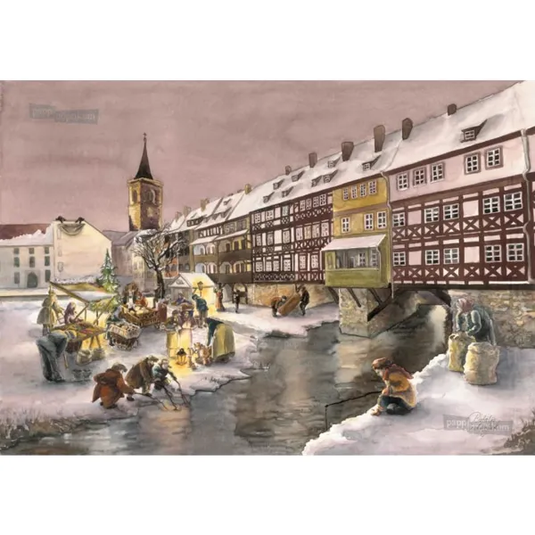 1045 - Erfurt Krämerbrücke (Mini Advent Calendar)