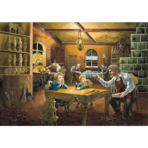 1055 - Erzgebirge Christmas Workshop (folded card)