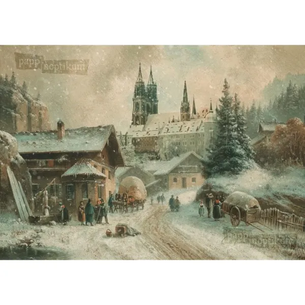 1057 - Day before Christmas Eve (folded card)