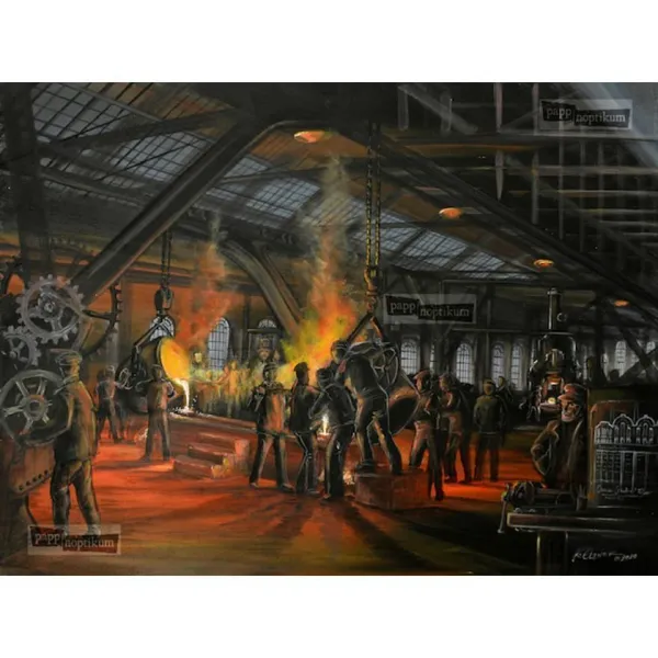 1060 - Historic foundry (folding card)