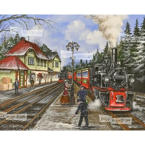 1095 - Excursion with the Harz narrow-gauge railway (Advent calendar)