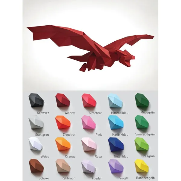 DRACHE PINK - Bastelset - Drache, pink