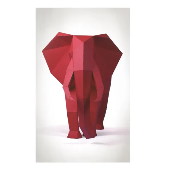 ELEFANT ZIEGELROT - Craft kit - Elephant, brick red