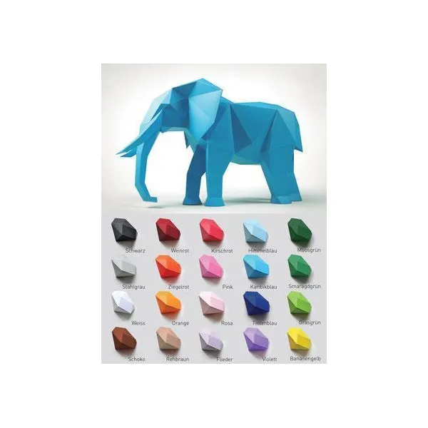 ELEFANT_SMARAGDGRÜN - Craft set elephant emerald green