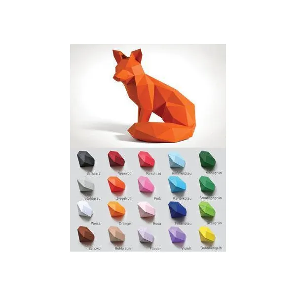 FUCHS_MOOSGRÜN - Craft kit fox moss green