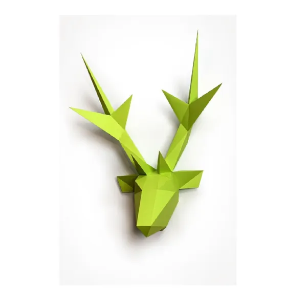 JAGDTROPHÄE_BANANENGELB - Bastelset - Jagdtrophäe, bananengelb