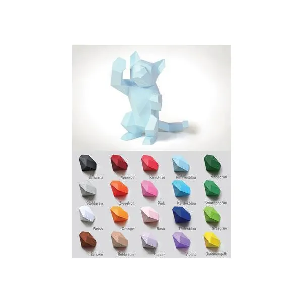 KÄTZCHEN_VIOLETT - purple kitten craft kit