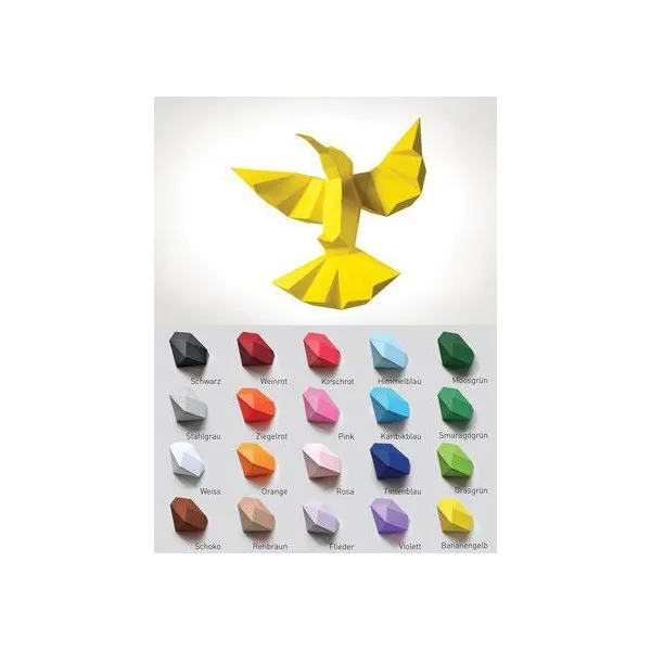 KOLIBRI_STAHLGRAU - Bastelset Kolibri stahlgrau