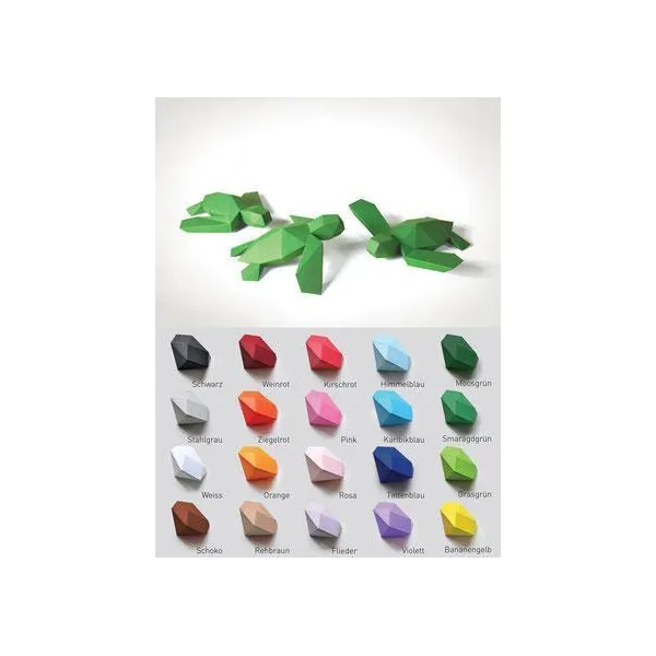 SCHILDKRÖTEN_SMARAGDGRÜN - Craft kit turtles emerald green