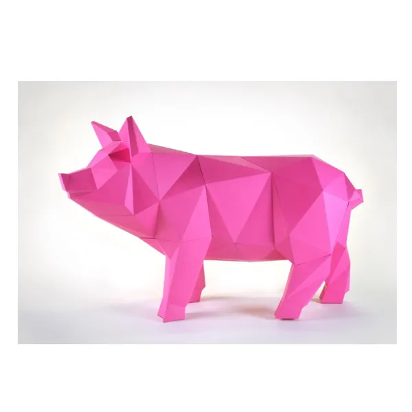 SCHWEIN WEINROT - Craft set - Pig, wine red