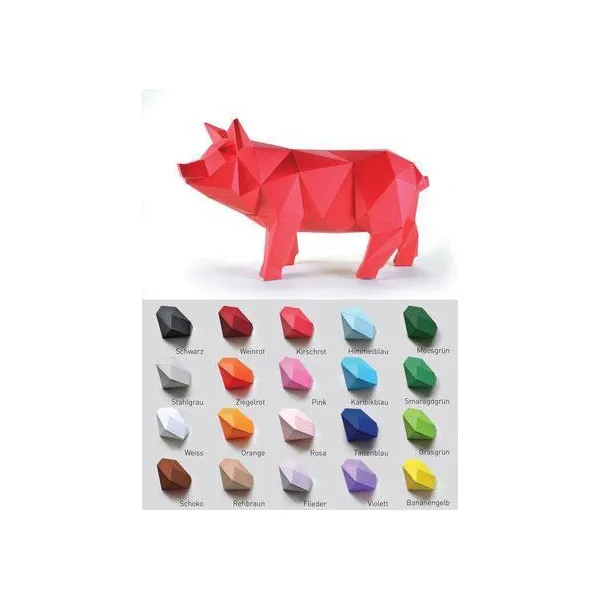 SCHWEIN_FLIEDER - Bastelset Schwein flieder