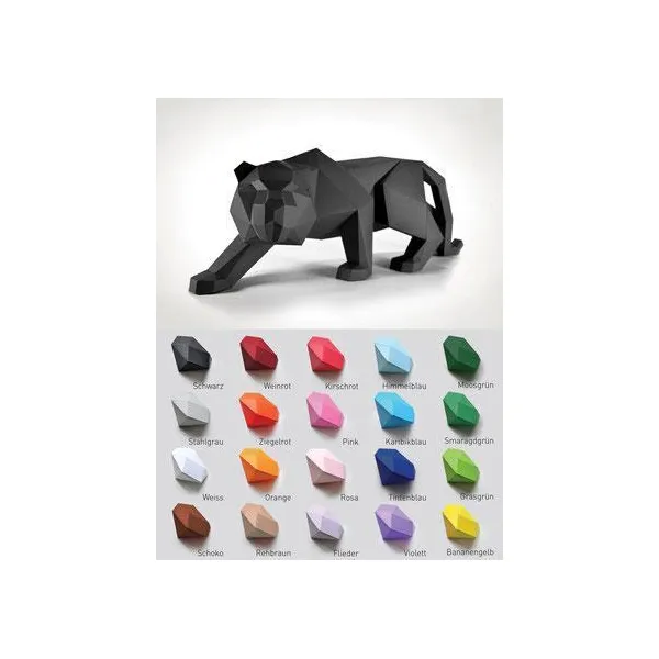 TIGER_VIOLETT - Purple tiger craft kit