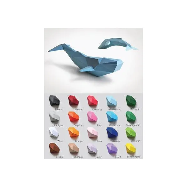 WALSCHULE BANANENGELB - WALSCHULE_BANANENGELB - Craft kit whale school banana yellow