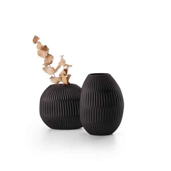 166018 - Noir vase, horizontal