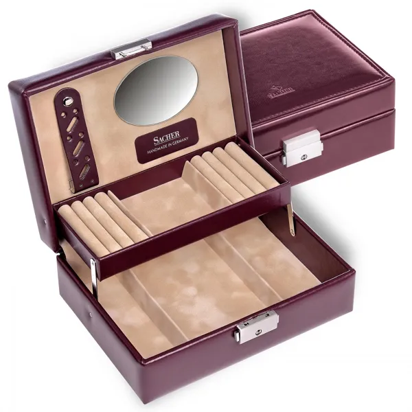 13.000.290143 - Jewellery box Britta new classic bordeaux