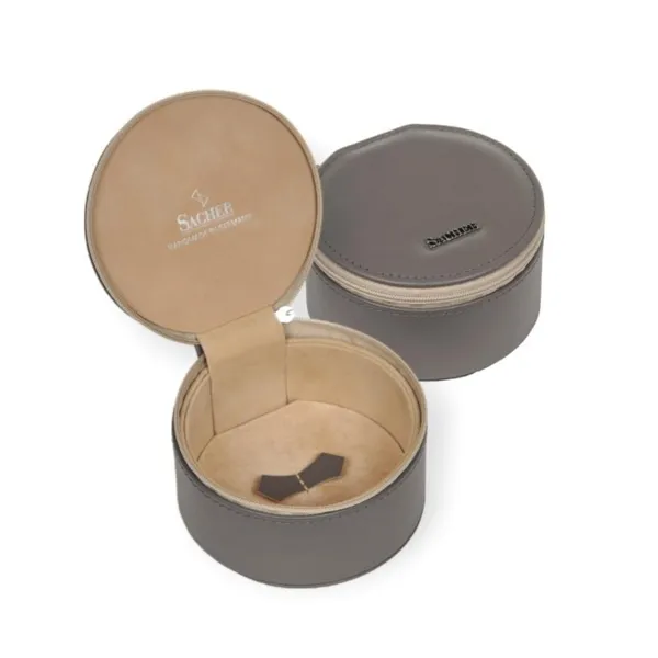 B6.510.561643 - Betsy fleur venice grey leather jewellery box