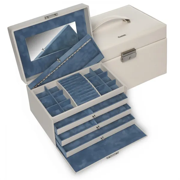 72.518.565608 - Jasmin elegance ivory full cowhide jewellery box