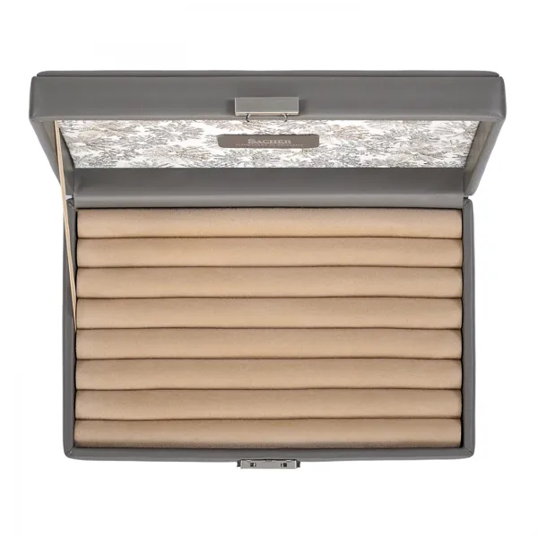 2010.510.561643 - Ring case fleur venice / grey (leather)
