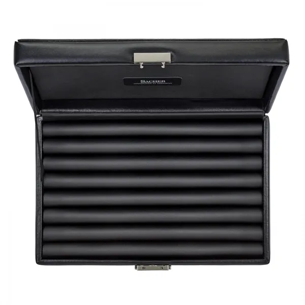 2010.0104N04 - Ring case black exclusive black leather