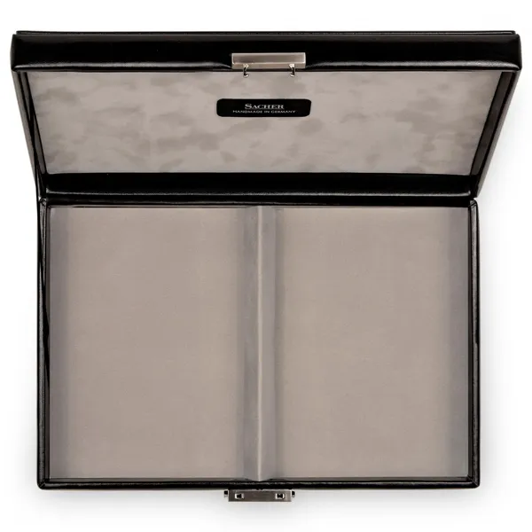 M9.A06.010421 - Case with 2 compartments VARIO CASO vario caso black leather